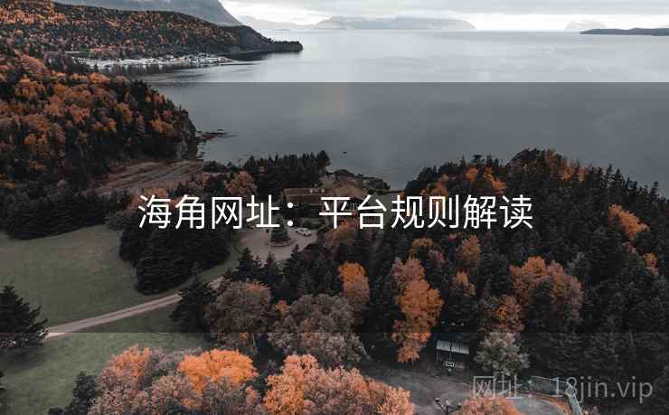 海角网址：平台规则解读