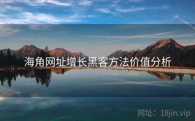 海角网址增长黑客方法价值分析